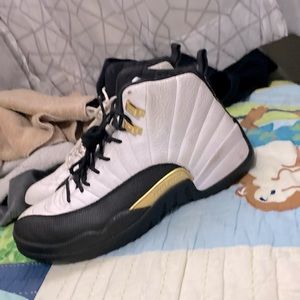 2021 Air Jordan 12 Retro Black, White, & Gold